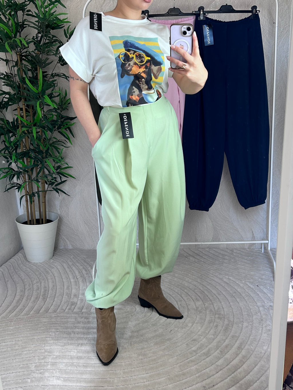 Pantalón fluido