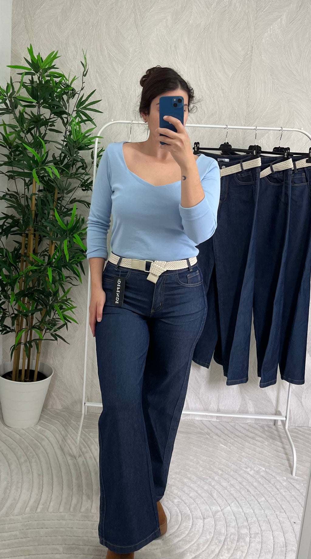 Pantalon vaquero elástico